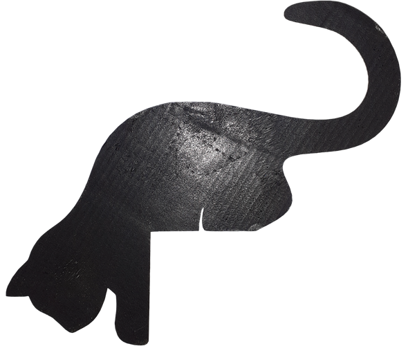 Décoration de porte - Chat